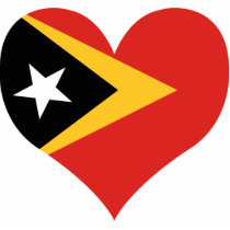 Buy East Timor Flag Acrylic Cut Outs