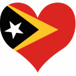 Buy East Timor Flag Acrylic Cut Outs