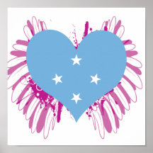 Buy Federated States of Micronesia Flag Poster