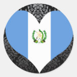 Buy Guatemala Flag Round Sticker