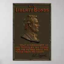 Buy Liberty Bonds -- Abraham Lincoln Poster