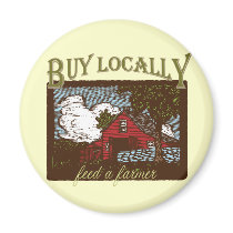 Buy Local, Feed a Farmer magnets