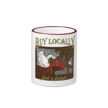 Buy Local, Feed a Farmer Mugs
