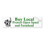 Buy Local Protect Open Space and Farmland bumper stickers