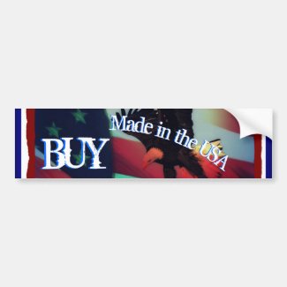 Buy Made in the USA Bumper Sticker