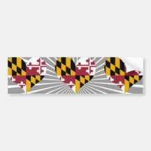 Buy Maryland Flag Bumper Sticker