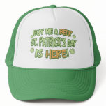 Buy Me A Beer St. Patrick's Day Mesh Hat