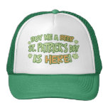 Buy Me A Beer St. Patrick's Day Mesh Hat