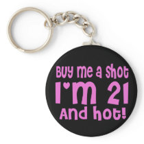 Buy me a shot keychain