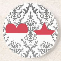 Buy Monaco Flag Drink Coasters