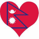 Buy Nepal Flag Photo Sculptures