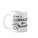 Buy Newspaper Save Journalist Mug
