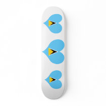 Buy Saint Lucia Flag Skateboard