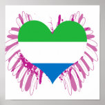 Buy Sierra Leone Flag Posters