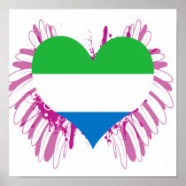 Buy Sierra Leone Flag Posters