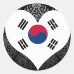 Buy South Korea Flag Round Sticker