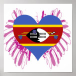 Buy Swaziland Flag Poster