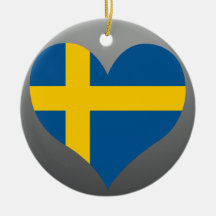Buy Sweden Flag Christmas Tree Ornaments