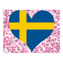 Buy Sweden Flag Postcard