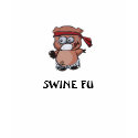 Buy SWINE FU! (The Swine Flu fighter). t-shirts by pootydoo Buy SWINE FU! (The Swine Flu fighter). t-shirts