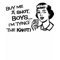 Buy the Bride a Shot Ladies Long Sleeve T-Shirt