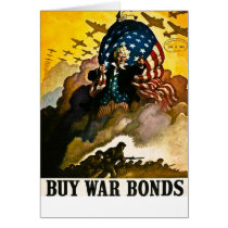 Buy War Bonds - Vintage World War II Greeting Cards