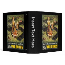 Buy War Bonds World War 2 3 Ring Binder