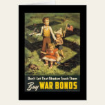 Buy War Bonds World War 2 Greeting Cards