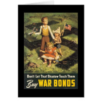 Buy War Bonds World War 2 Greeting Cards