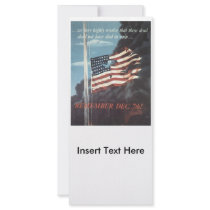 Buy War Bonds World War 2 Customized Rack Card