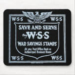 Buy War Savings Stamps Vintage World War I Mouse Pad