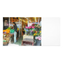 Buying Fresh Fruit photo cards