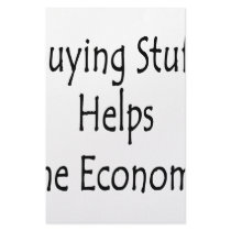 Buying Stuff Helps The Economy Stationery Design