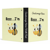 Buzz Bumblebee 1st Birthday T-shirts and Gifts Binders