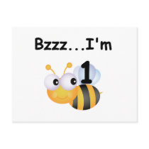 Buzz Bumblebee 1st Birthday T-shirts and Gifts Post Card