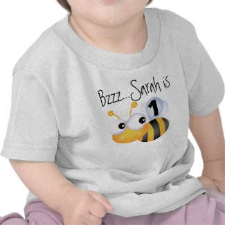 Buzz Bumblebee Customizable Birthday T-shirt