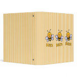 Buzz Buzz Bee Vinyl Binder