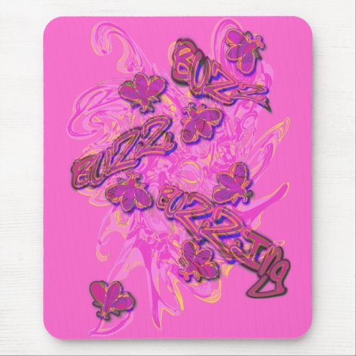 Buzz, Buzz, Buzzing Mouse Pad