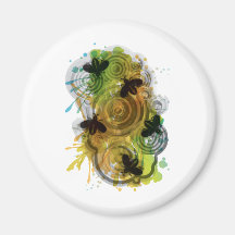 Buzz, Buzz, Buzzing Refrigerator Magnet