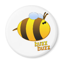 Buzz Buzz the Bumblebee Fridge Magnet