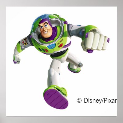 Buzz Lightyear Running posters