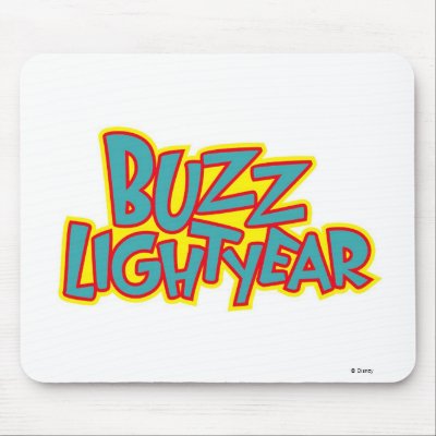 Buzz Lightyear Text mousepads
