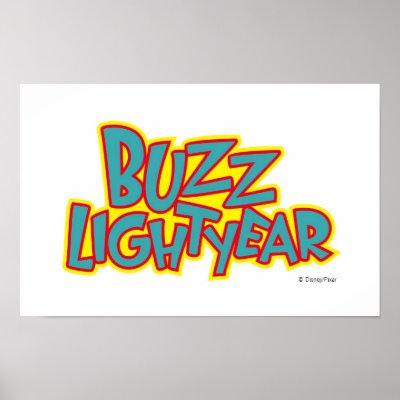 Buzz Lightyear Text posters