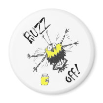 Buzz Off! Magnet