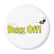 Buzz Off! magnets