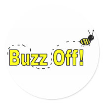 Buzz Off! stickers