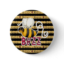 BUZZ Sweet Bumble Bee buttons