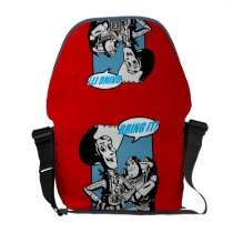 Buzz & Woody: Bring It Courier Bag at Zazzle