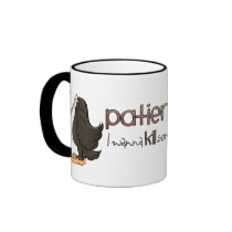 Buzzard Patience mug