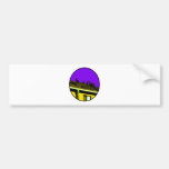 Buzzards o Yellow Purple The MUSEUM Zazzle Gifts Bumper Stickers